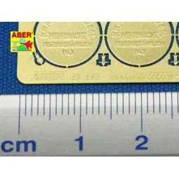 German WWII 200 Ltr. fuel drum covers, 1/48 - Aber Models 48 A18