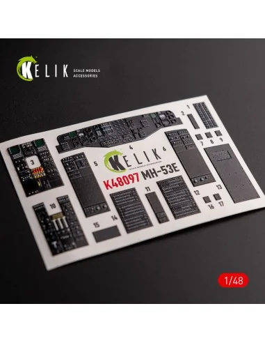 MH-53 Sea Dragon - interior 3D decals for Academy kit, 1/48 - Kelik...