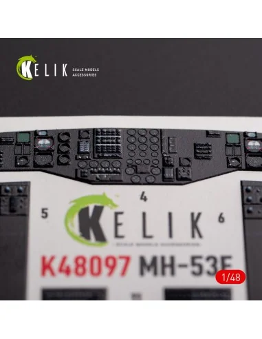 MH-53 Sea Dragon - interior 3D decals for Academy kit, 1/48 - Kelik...