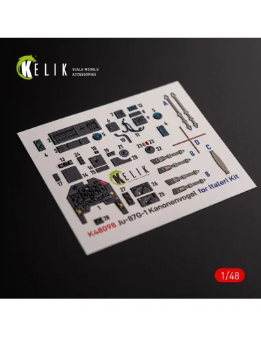 Ju-87G-1 Kanonenvogel - interior 3D decals for Italeri kit, 1/48 - ...