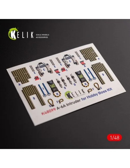 A-6A Intruder - interior 3D decals for HobbyBoss kit, 1/48 - Kelik ...