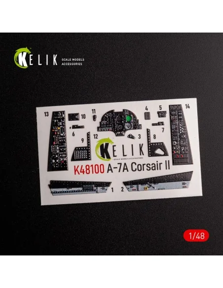 A-7A Corsair II - interior 3D decals for HobbyBoss kit, 1/48 - Keli...