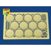 German WWII 200 Ltr. fuel drum covers, 1/48 - Aber Models 48 A18 German WWII 200 Ltr. fuel drum covers, 1/48 - Aber Models 48 A18