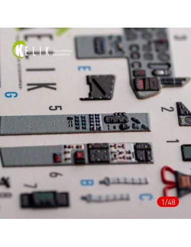 [NO_DESC] Mig-29AS - interior 3D decals for Academy kit, 1/48 - Kel...