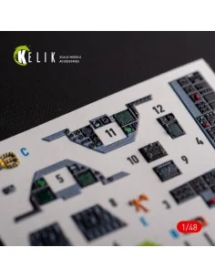 [NO_DESC] F-16A/C - interior 3D decals for Academy kit, 1/48 - Keli... 2