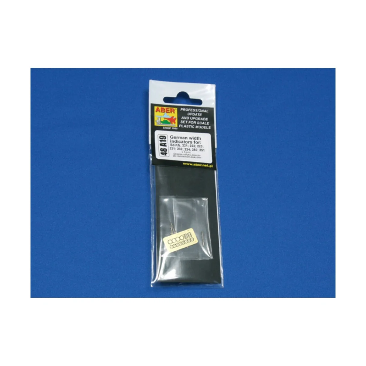 German width indicators, 1/48 - Aber Models 48 A19