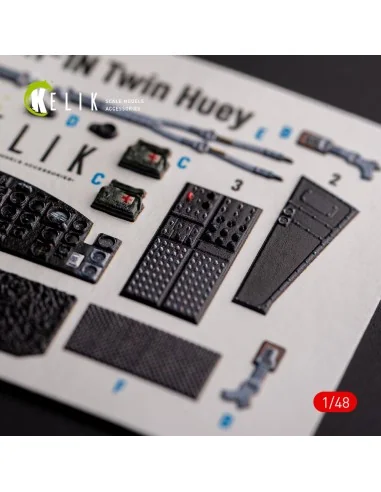 [NO_DESC] UH-1N Twin Huey - interior 3D decals for Zimi Model/Kitty...