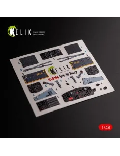 UH-1D Huey - interior 3D decals for Zimi Model/KittyHawk kit, 1/48 ...