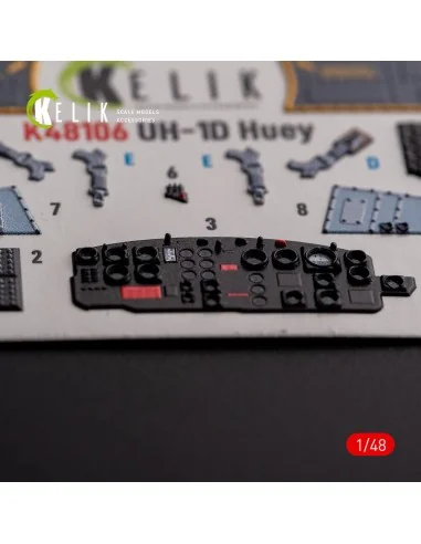 [NO_DESC] UH-1D Huey - interior 3D decals for Zimi Model/KittyHawk ...