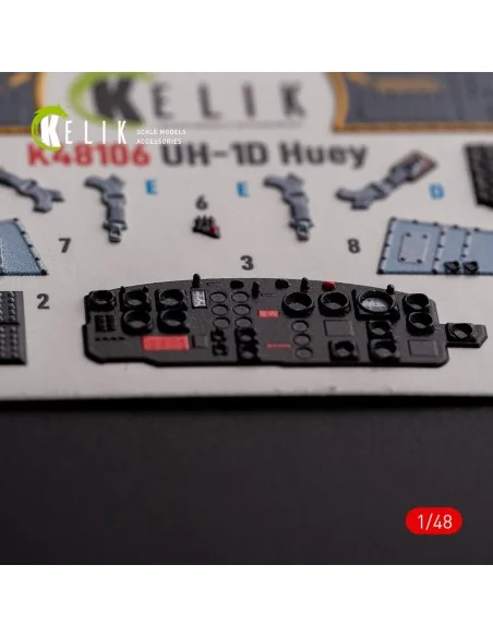 UH-1D Huey - interior 3D decals for Zimi Model/KittyHawk kit, 1/48 ...