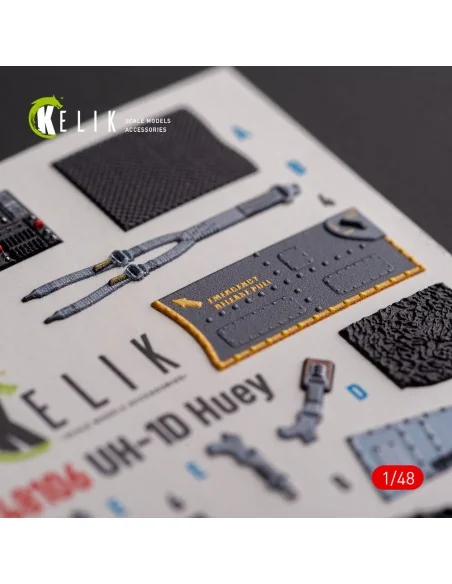 UH-1D Huey - interior 3D decals for Zimi Model/KittyHawk kit, 1/48 ...