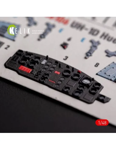 [NO_DESC] UH-1D Huey - interior 3D decals for Zimi Model/KittyHawk ...