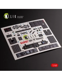UH-1Y Venom - interior 3D decals for Zimi Model/KittyHawk kit, 1/48...