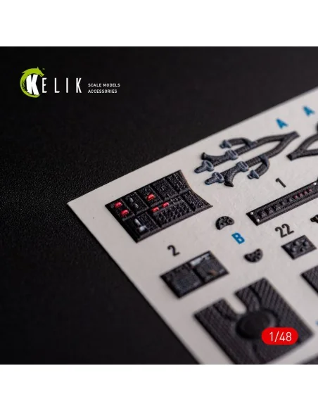 UH-1Y Venom - interior 3D decals for Zimi Model/KittyHawk kit, 1/48...