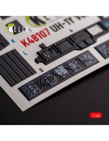 UH-1Y Venom - interior 3D decals for Zimi Model/KittyHawk kit, 1/48...