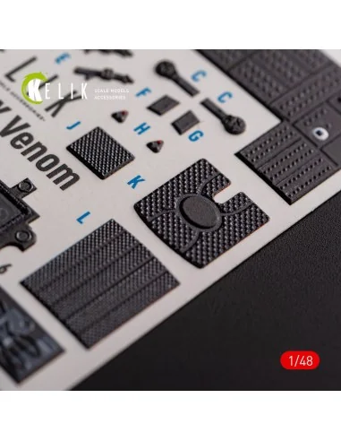 UH-1Y Venom - interior 3D decals for Zimi Model/KittyHawk kit, 1/48...