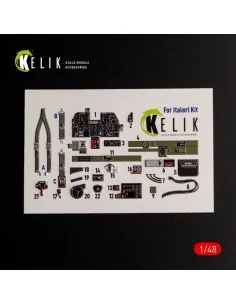 ?-47D Thunderbolt interior 3D decals for Italeri/Academy kit, 1/48 ...