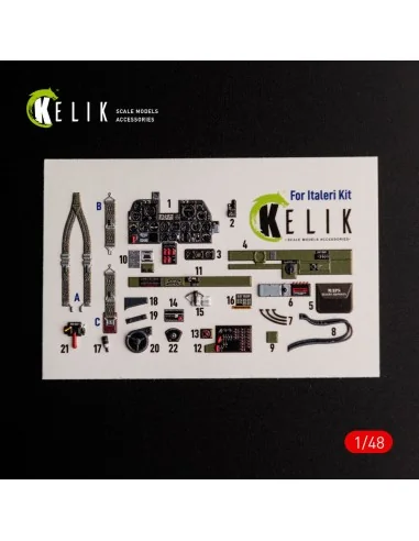 ?-47D Thunderbolt interior 3D decals for Italeri/Academy kit, 1/48 ...