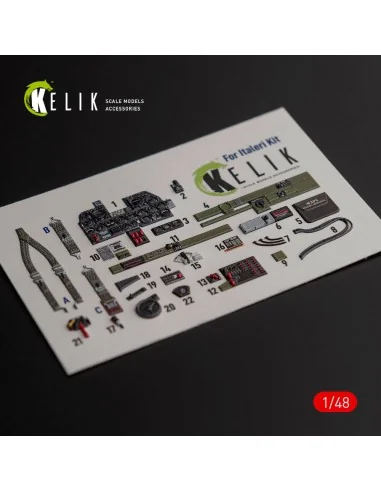 ?-47D Thunderbolt interior 3D decals for Italeri/Academy kit, 1/48 ...