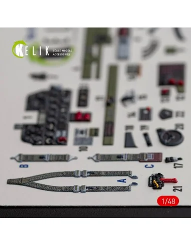 ?-47D Thunderbolt interior 3D decals for Italeri/Academy kit, 1/48 ...