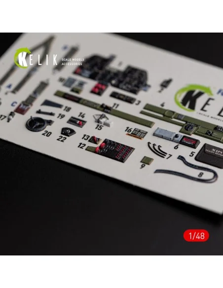 ?-47D Thunderbolt interior 3D decals for Italeri/Academy kit, 1/48 ...