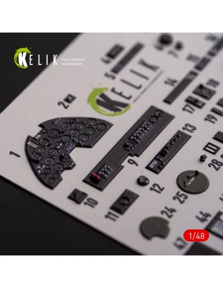 [NO_DESC] ?-38F Lightning - interior 3D decals for Academy kit, 1/4...