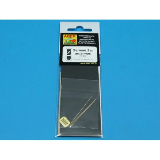 German 2m aerials, 1/48 - Aber Models 48 A20 German 2m aerials, 1/48 - Aber Models 48 A20