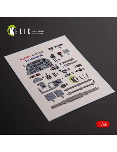 [NO_DESC] IL-2M3 - interior 3D decals for Academy/Accurate Miniatur...