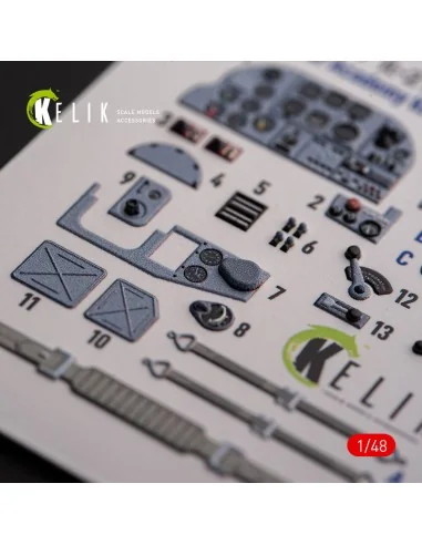 IL-2M3 - interior 3D decals for Academy/Accurate Miniatures kit, 1/...