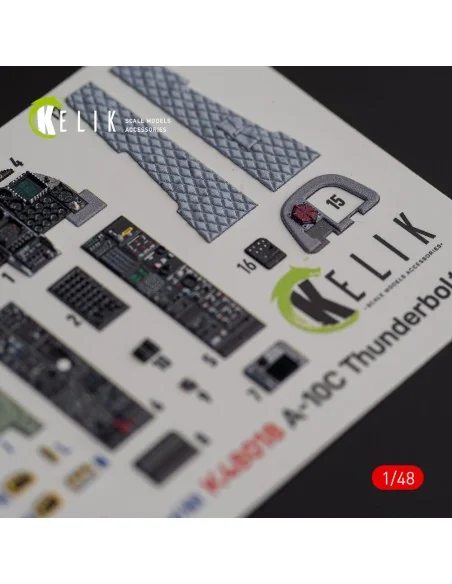 A-10C Thunderbolt II interior 3D decals for Italeri kit, 1/48 - Kel...