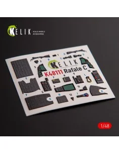 [NO_DESC] Rafale C - interior 3D decals for Academy/Revell kit, 1/4...
