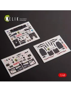 MH-60L Black Hawk - interior 3D decals for ICM kit, 1/48 - Kelik K4...