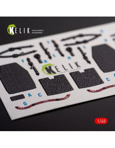 UH-60A Black Hawk - Type 1 interior 3D decals for ICM kit, 1/48 - K...