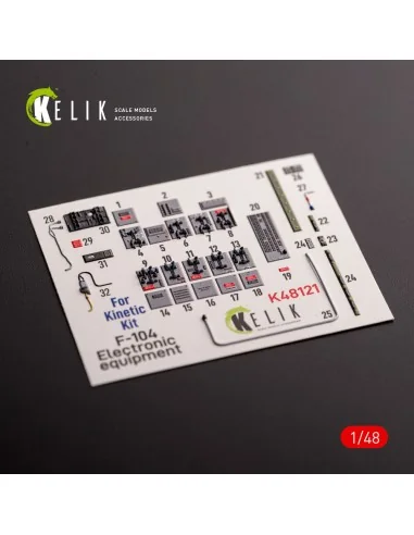 F-104 series Electrical Equipment - interior 3D decals for Kinetic ...