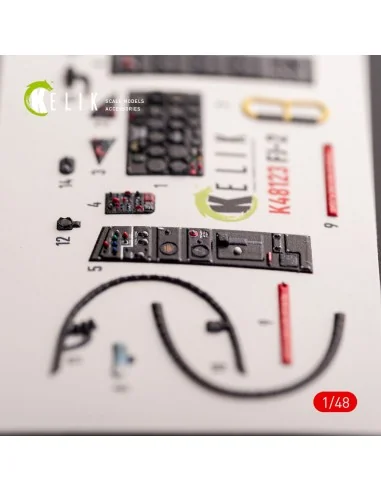 [NO_DESC] FJ-2 - interior 3D decals for Italeri kit, 1/48 - Kelik K...