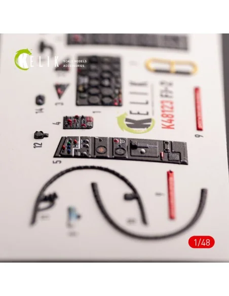 FJ-2 - interior 3D decals for Italeri kit, 1/48 - Kelik K48123