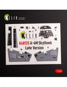 A-4M Late production- interior 3D decals for Magic Factory kit, 1/4... 2