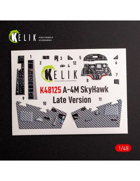 A-4M Late production- interior 3D decals for Magic Factory kit, 1/4...