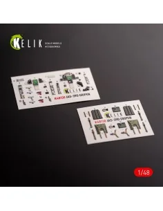 Jas-39 D - interior 3D decals for Italeri kit, 1/48 - Kelik K48130