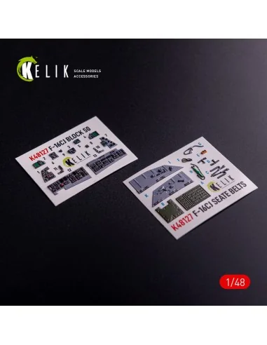 F-16CJ - interior 3D decals for Tamiya kit, 1/48 - Kelik K48127