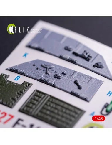 F-16CJ - interior 3D decals for Tamiya kit, 1/48 - Kelik K48127