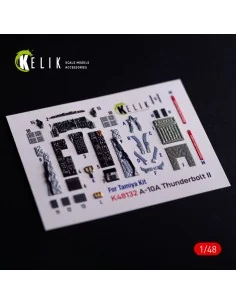 A-10A - interior 3D decals for Tamiya kit, 1/48 - Kelik K48132