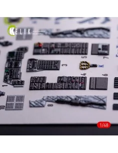 A-10A - interior 3D decals for Tamiya kit, 1/48 - Kelik K48132 2