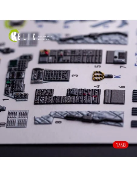A-10A - interior 3D decals for Tamiya kit, 1/48 - Kelik K48132
