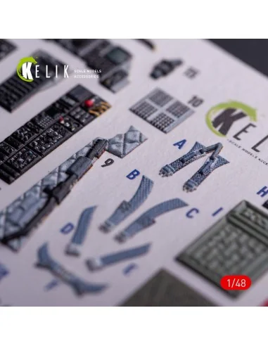 A-10A - interior 3D decals for Tamiya kit, 1/48 - Kelik K48132