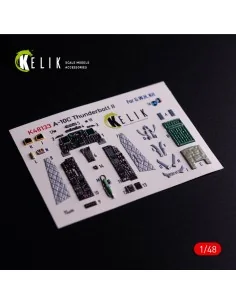 [NO_DESC] A-10C - interior 3D decals for GWH kit, 1/48 - Kelik K48133