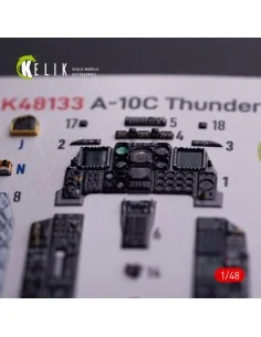 A-10C - interior 3D decals for GWH kit, 1/48 - Kelik K48133 2