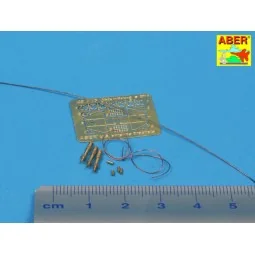 US antenna & brackets (set of 3 pcs) - Aber Models 48 A26