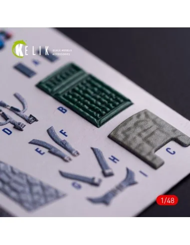 A-10C - interior 3D decals for GWH kit, 1/48 - Kelik K48133