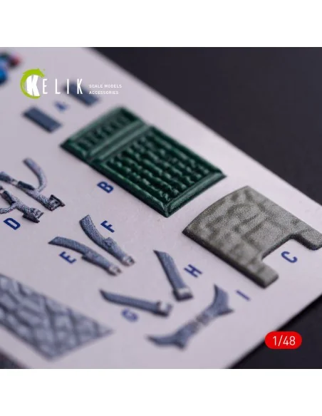 A-10C - interior 3D decals for GWH kit, 1/48 - Kelik K48133